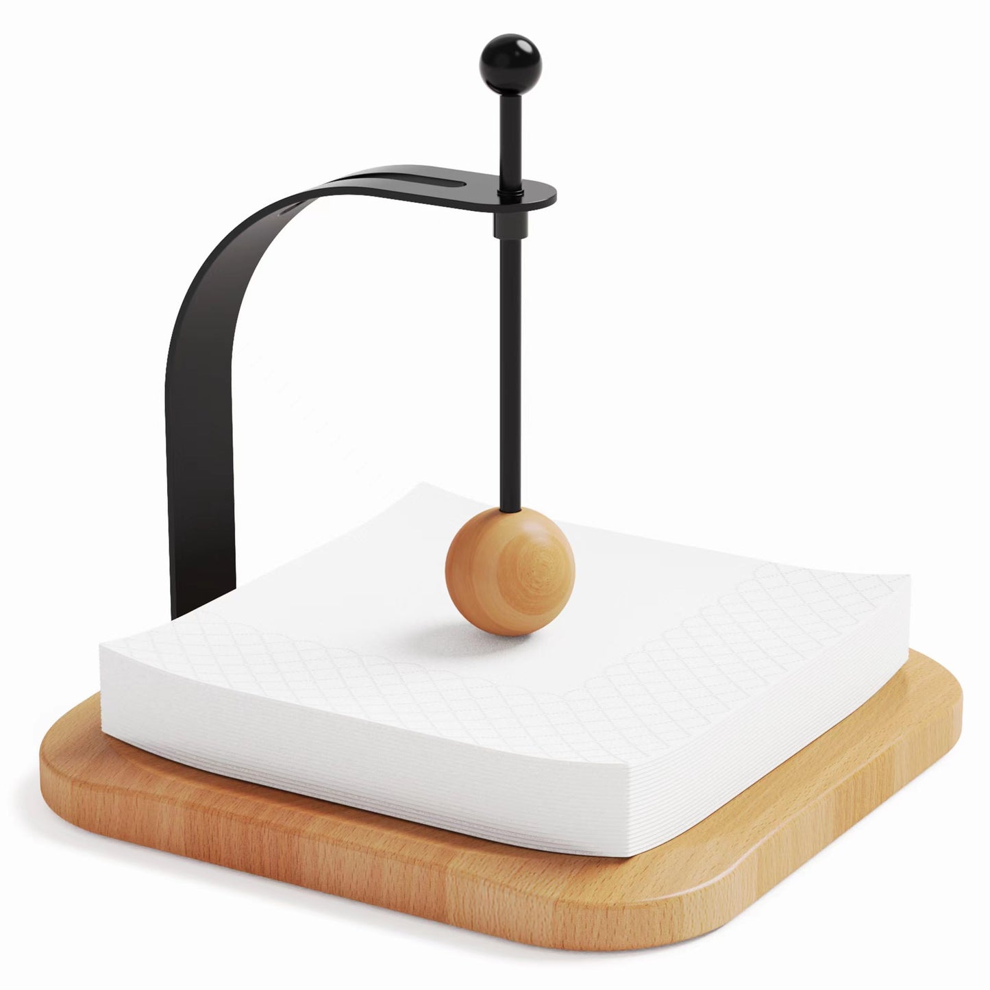 Celestree Napkin Holder for Table, Wood Napkin Holders for Paper Napkins, Cocktail Napkin Holder, Suitable for Kitchen, Restaurant, Bar, Office, Parties, Home Décor, Hotel, Cafe (Beech Wood)