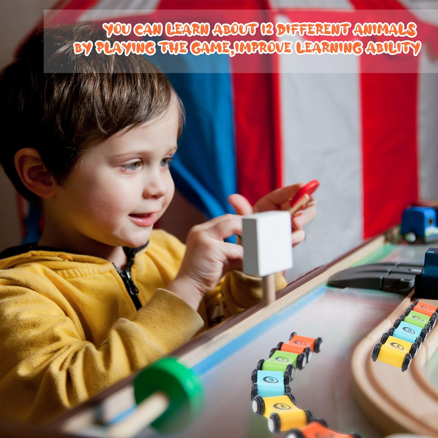 XLSXEXCL 24 Pcs Wooden Cars for Ramp, Wooden Car Ramp Replacement Car Toy Vehicle Play Sets Top Bright Car Ramp Toy for Race Track Replacement Cars, Aged 3+ Toddlers Party Gift