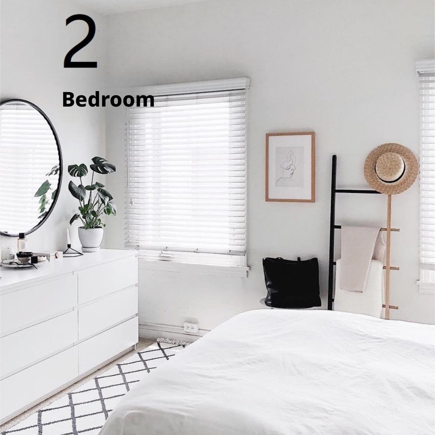 SHSWUD Free Standing Towel Rack, Pool Towel Ladder Wooden Rack Rail Blanket Clothes for Bathroom Bedroom Large Storage(White)