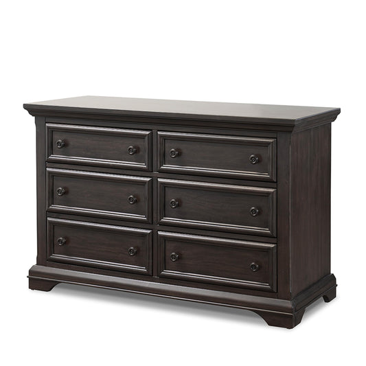 SORELLE FURNITURE Portofino Baby Dresser – Brushed Ivory Dresser for Nursery, Kids Bedroom, Dresser Drawers, Nightstand for Child’s Room, Nursery Furniture for Infant- Double Dresser Autumn