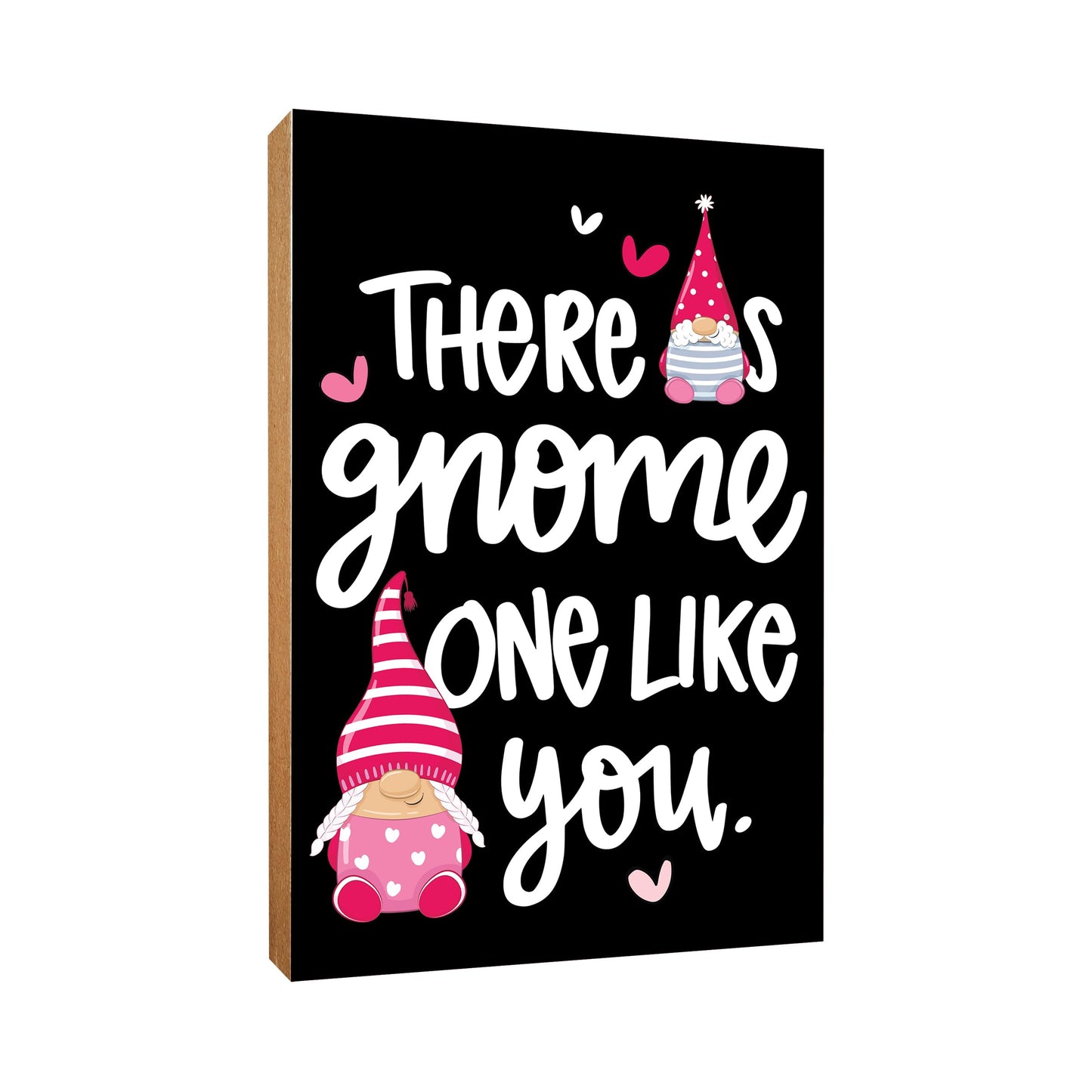 LifeSong Milestones Valentine’s Day Wooden Small Table Décor and Shelf Sitter| Modern Home Décorations| Cute Unique Remembrance for Boyfriend Girlfriends, Couple Parents 5.5x8