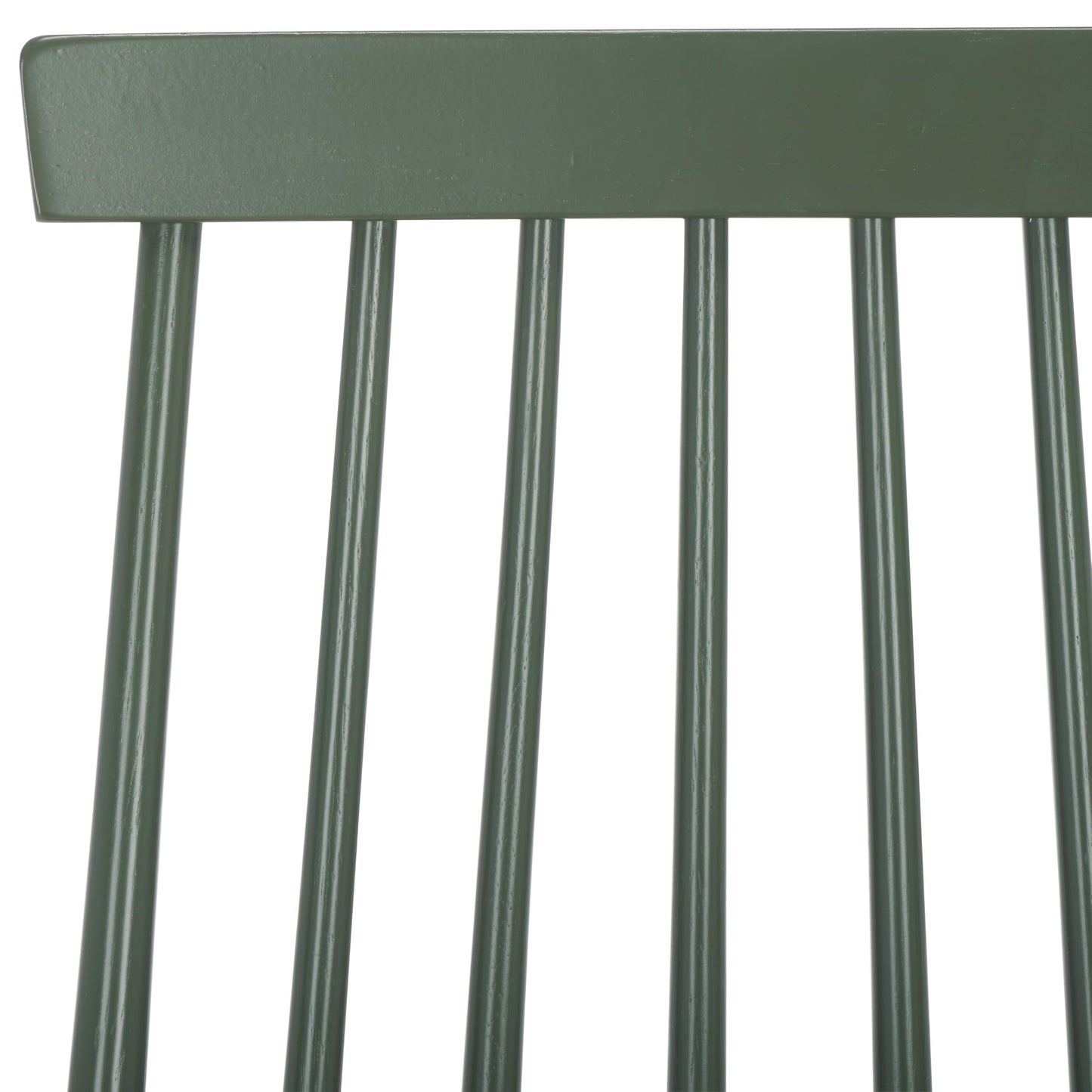 SAFAVIEH Furniture - Burris Side Chair Set of 2 - Dusty Green - Solid Wood - Modern Clean-Line Design - Ideal for Dining Room, Kitchen, Living Room, 17.7" Seat Height (AMH8511H-SET2)