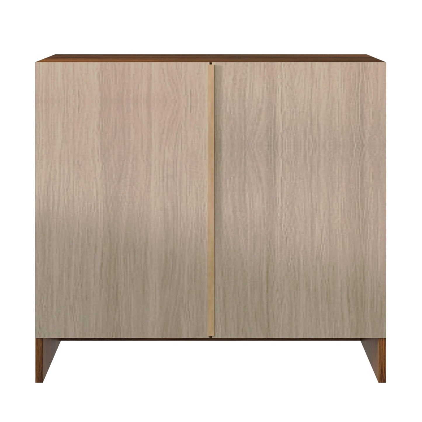 HOME DESIGN Altoona 3-Piece Bedroom Set with Dresser and Two Nightstands, Brown
