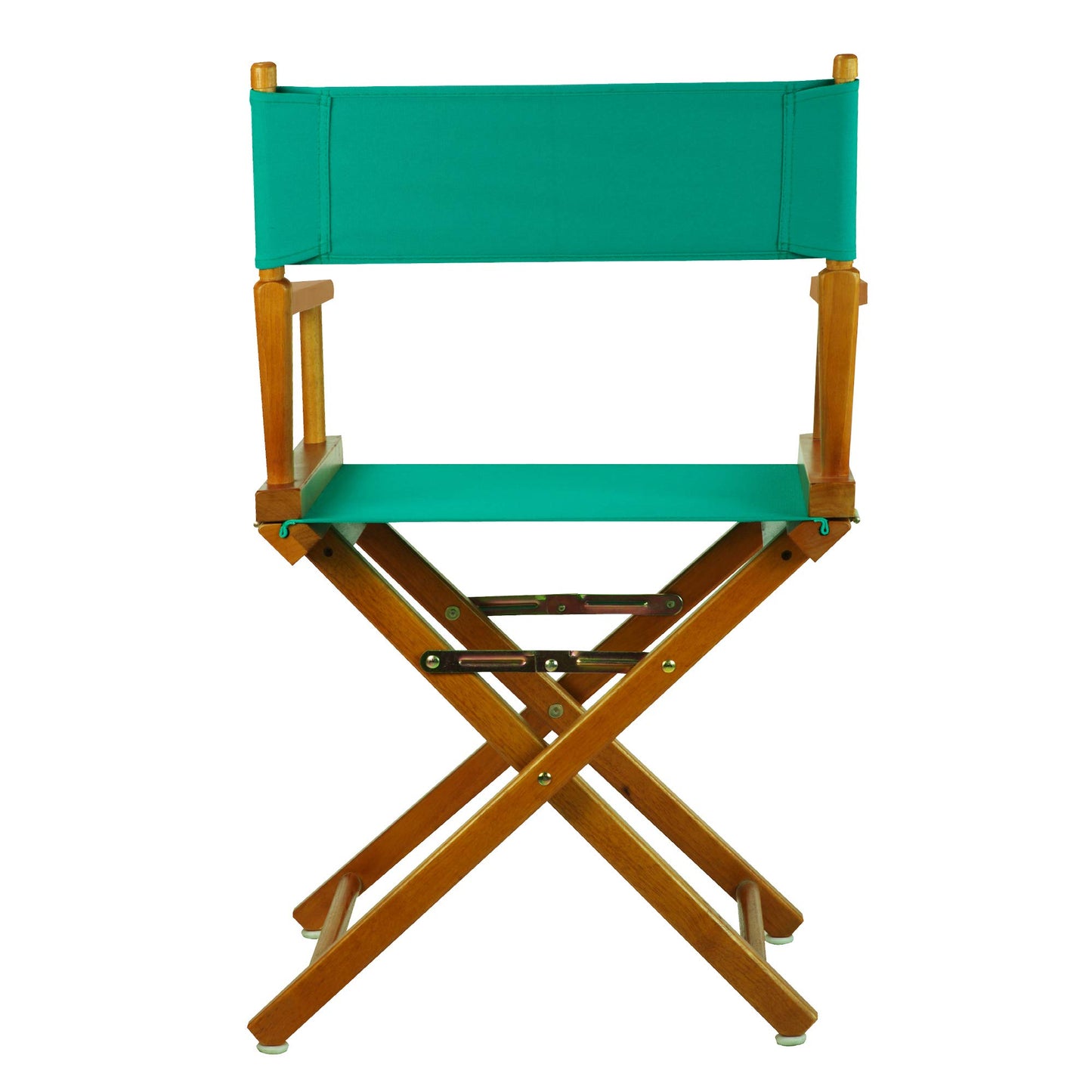Casual Home 18" Director's Chair Honey Oak Frame with Teal Canvas