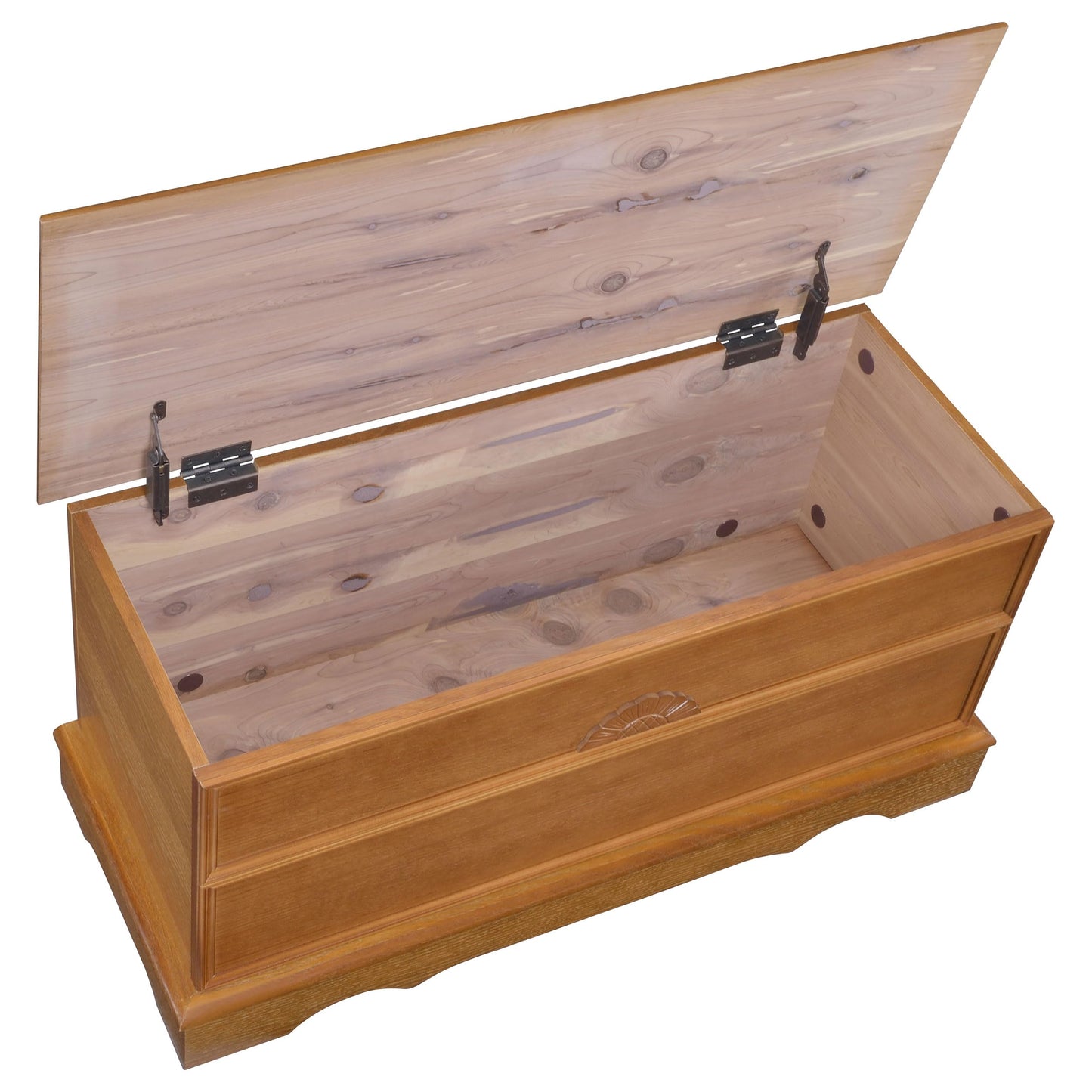 Coaster Home Furnishings - Paula - Wood - Cedar Chest with Storage Trunk, Rectangular Shape and Traditional Style - Bedroom - 40-Inch - Honey - 4695