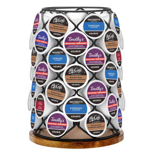 Keurig 5000351185 K-Cup Whirl Carousel Coffee Pod holder, 49, Black