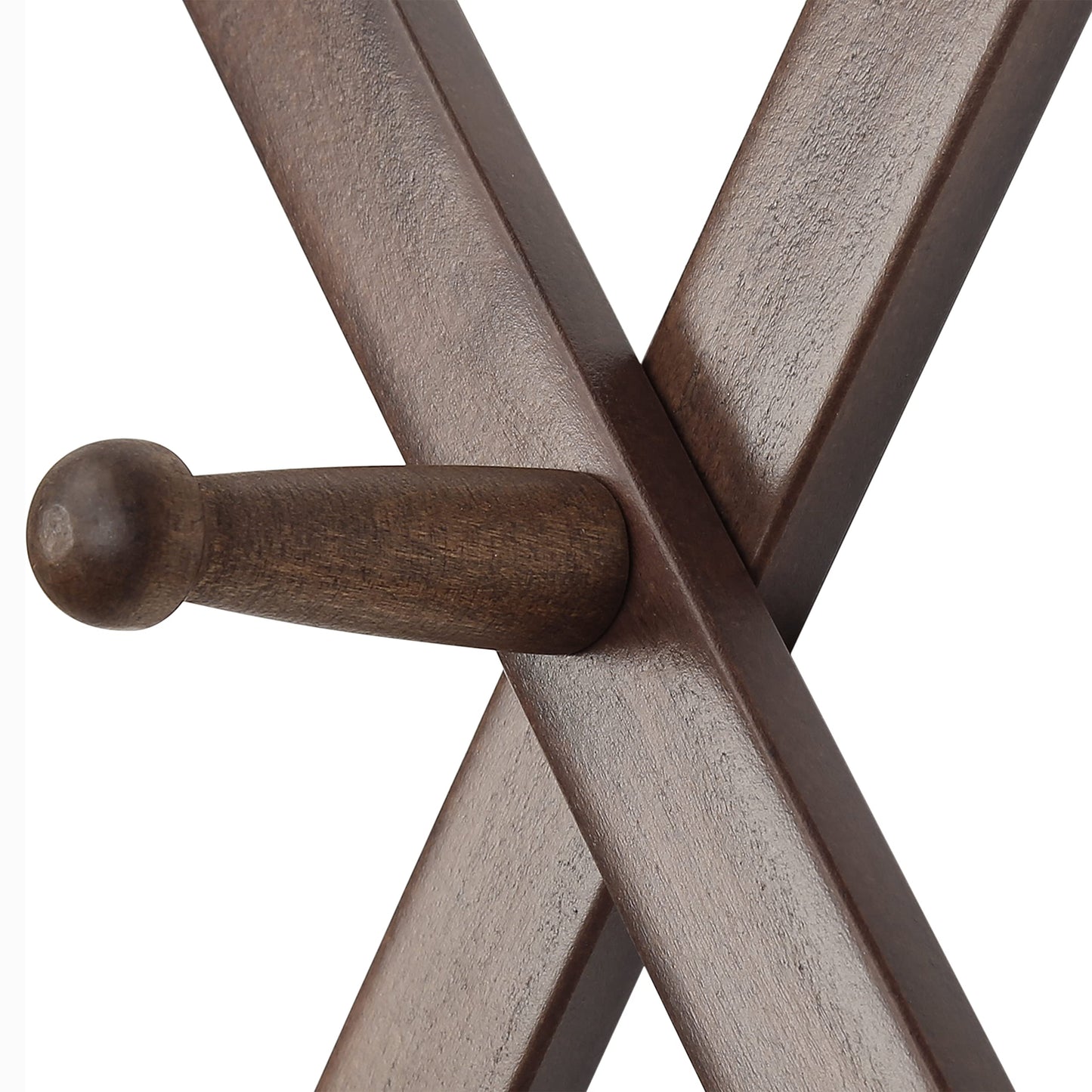 SKOLOO Hat Rack for Wall with 20 Hooks, Solid Wooden, Modern, Expandable Coat Rack Wall Mount for Coats, Hats, Bags, Baseball Caps, Walnut Color