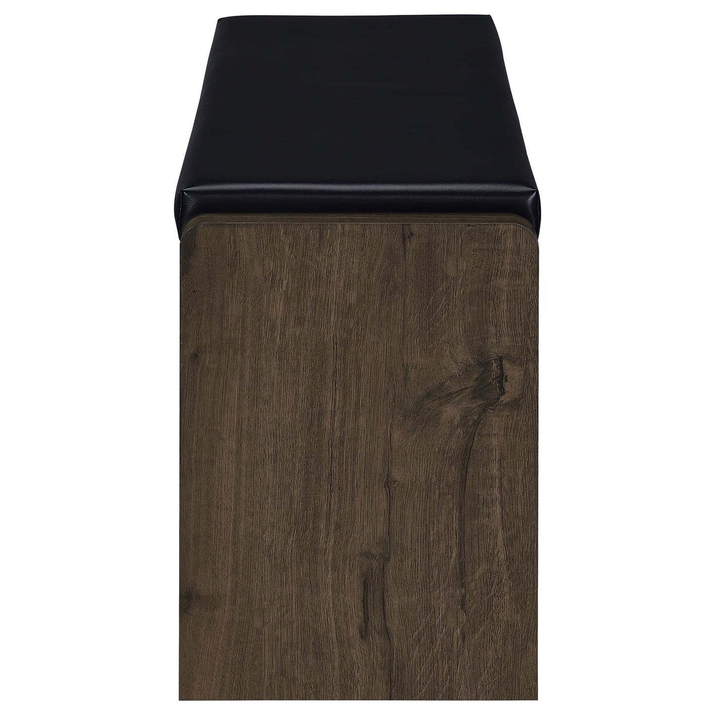 Coaster Home Furnishings - Arrington - Engineered Wood - Storage Bench with Pull-Out Drawer, Adjustable Shelf and Open Compartment - Entryway & Living Room- Smoked Oak Finish - 910321