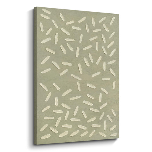 JUHOME Hand-Painted Abstract Canvas Wall Art – 24x36 Inch Original Textured Painting with Wooden Inner Frame, Modern Minimalist Artwork for Living Room, Bedroom, Office, Gift and Housewarming Decor