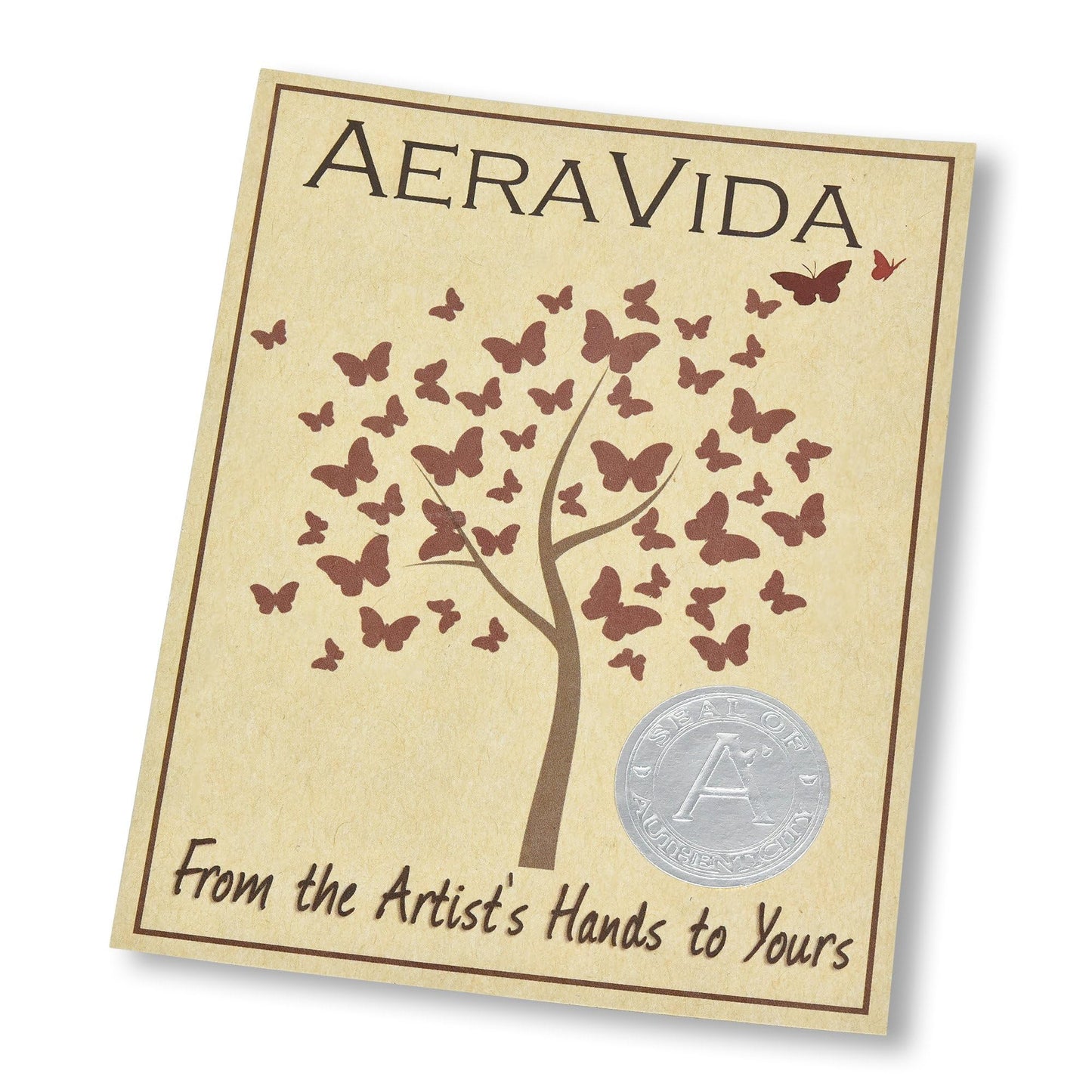 AeraVida 8.2 inch Timeless Handmade Modern Rustic Spiral Light Brown Mango Tree Wood Vase for Home | Natural Wooden Home Decor - Modern Farmhouse | Kitchen Table Counter-top Accent Decor