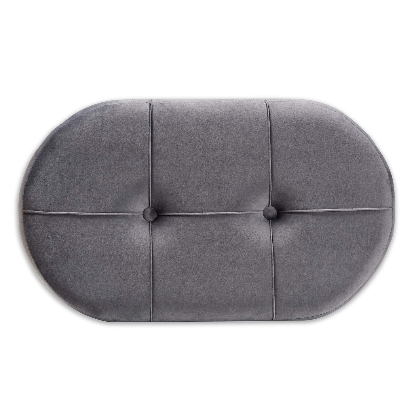Baxton Studio Ottomans, Grey/Natural