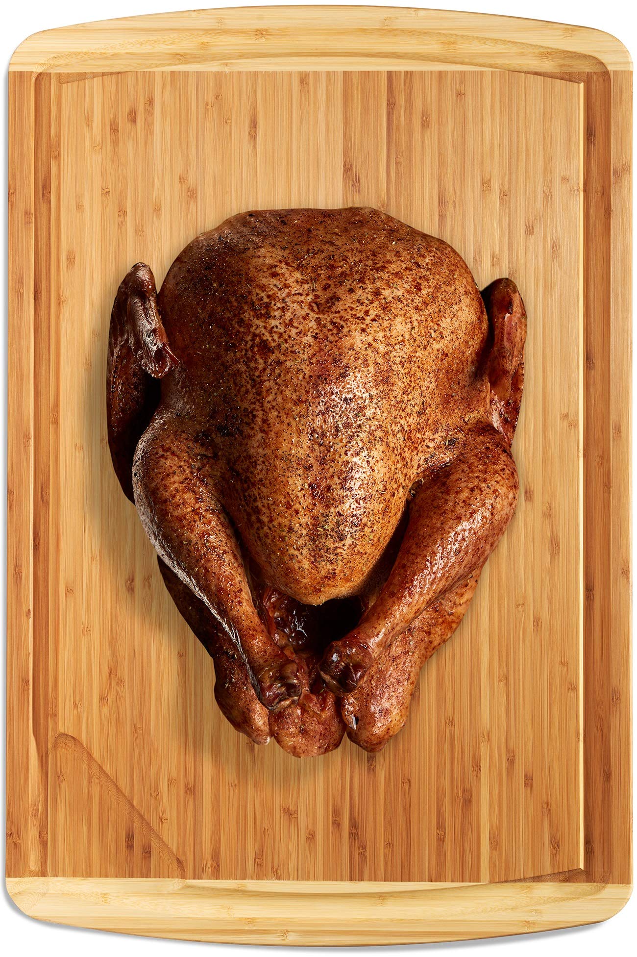 Greener Chef 30 x 20 Organic Extra Large Cutting Board with Lifetime Replacements – Wood Bamboo Chopping Board - Wooden Butcher Block Cutting Board for Carving Turkey, Grilling Brisket and BBQ