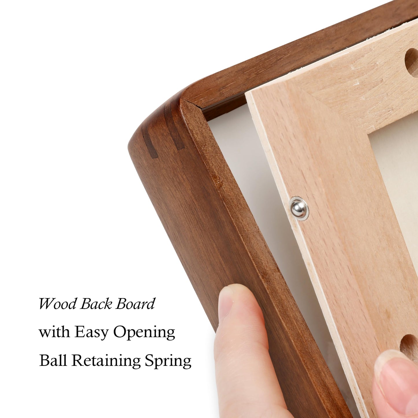 XKIILH 11x14 Picture Frames Walnut Solid Wood with Real Glass Vertical Horizontal Standing Display Photos 5x7/8x10 with Mat or 11x14 Without Mat Lovely Gift for Desk Tabletop Wall Mount H14