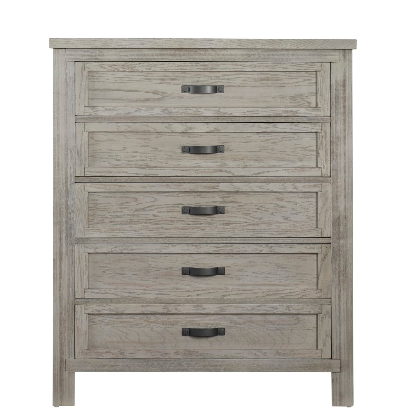 Soho Baby Hanover Premium Soft Closing 5-Drawer Dresser Chest Dresser, Oak Gray