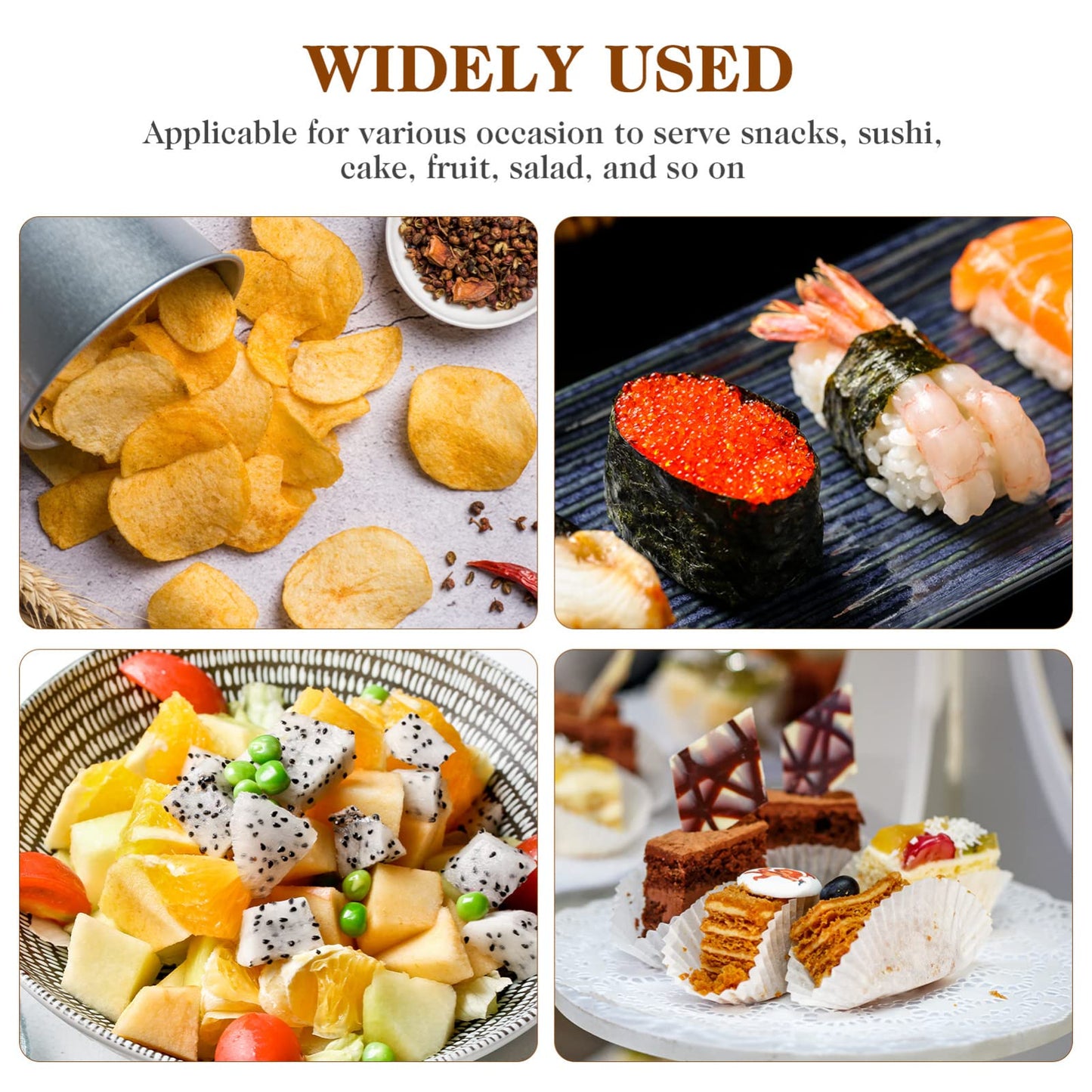 Bamboo Wooden Boat Disposable Wood Boat Plates Dishes Mini Sushi Boat Sushi Serving Tray Bamboo Leaf Boat Food Container Wood Bowl for Catering and Home Use 200pcs (3.3x2.3inch)