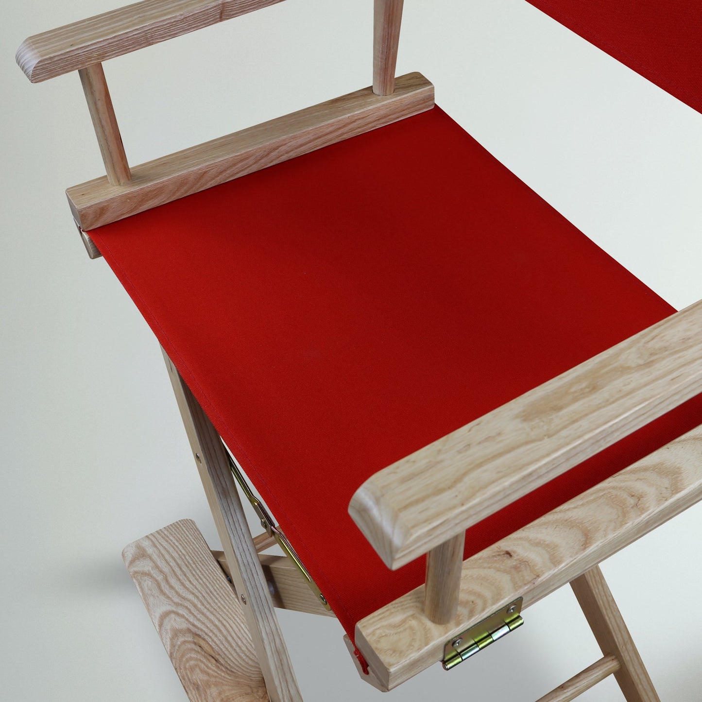 American Trails Extra-Wide Premium 24" Director's Chair Natural Frame with Red Canvas, Counter Height