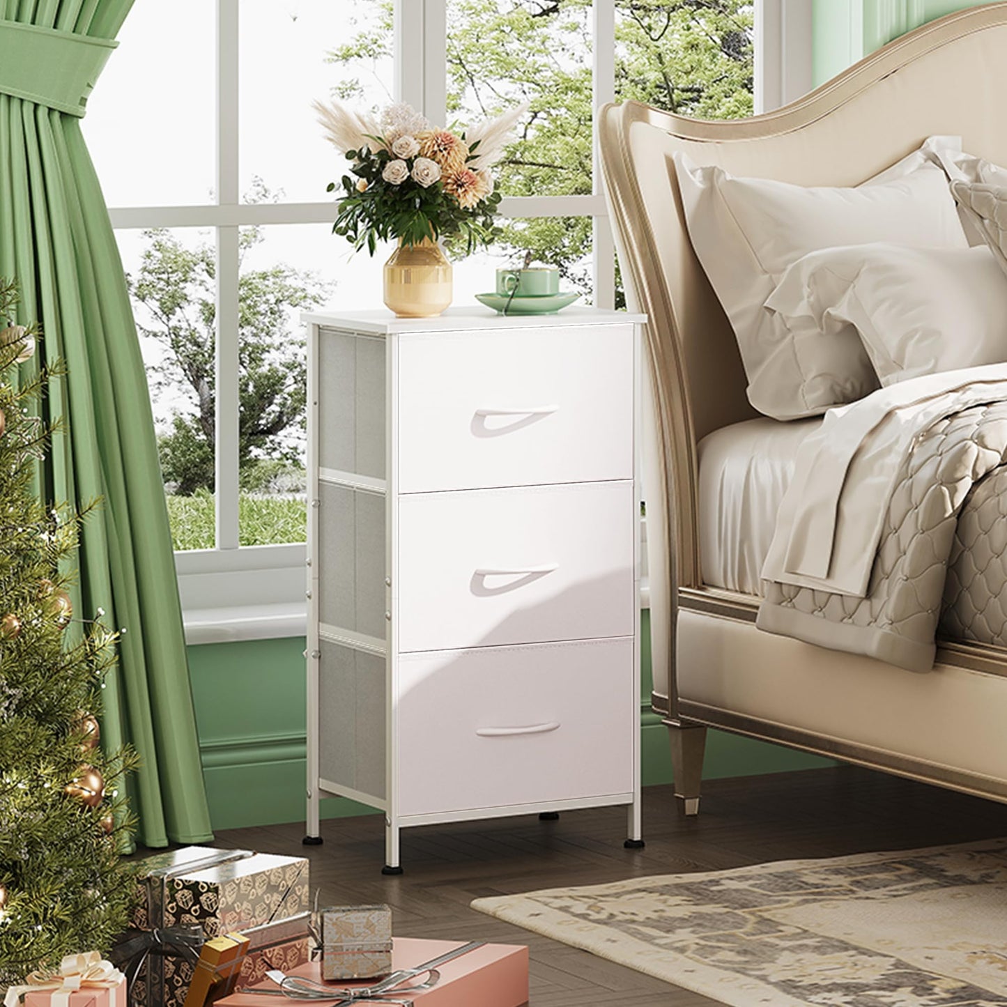 WLIVE 3 Drawer, 5 Drawer and 9 Drawer Dresser Set, Dresser for Bedroom, Closet, Hallway, Storage Organizer Unit, Dressers & Chests of Drawers, White