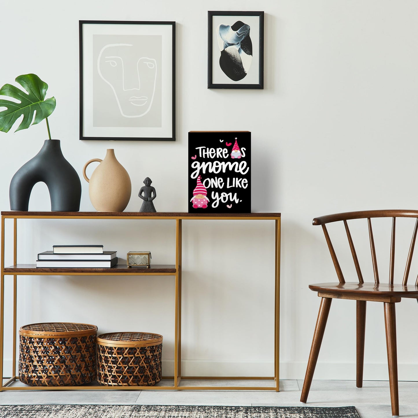 LifeSong Milestones Valentine’s Day Wooden Small Table Décor and Shelf Sitter| Modern Home Décorations| Cute Unique Remembrance for Boyfriend Girlfriends, Couple Parents 5.5x8