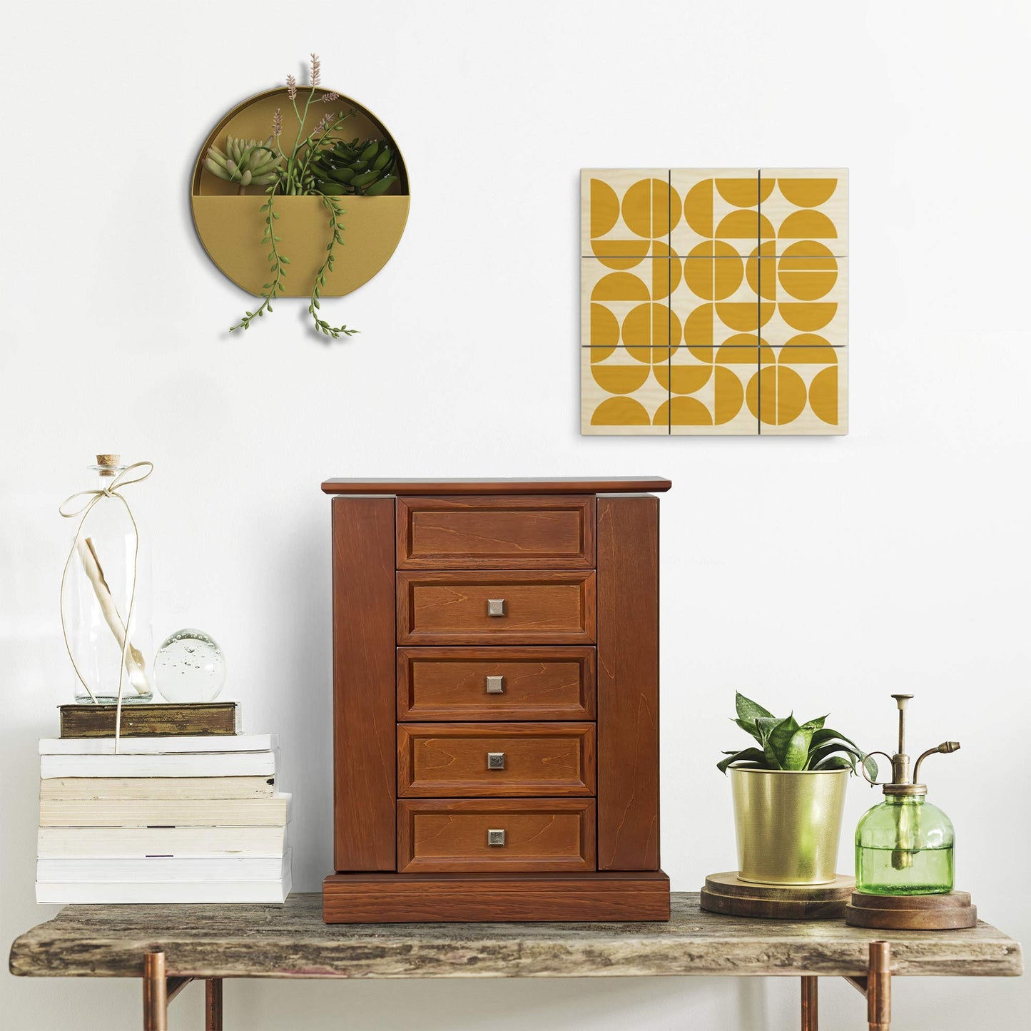 Mele and Co Thea Wooden Jewelry Box