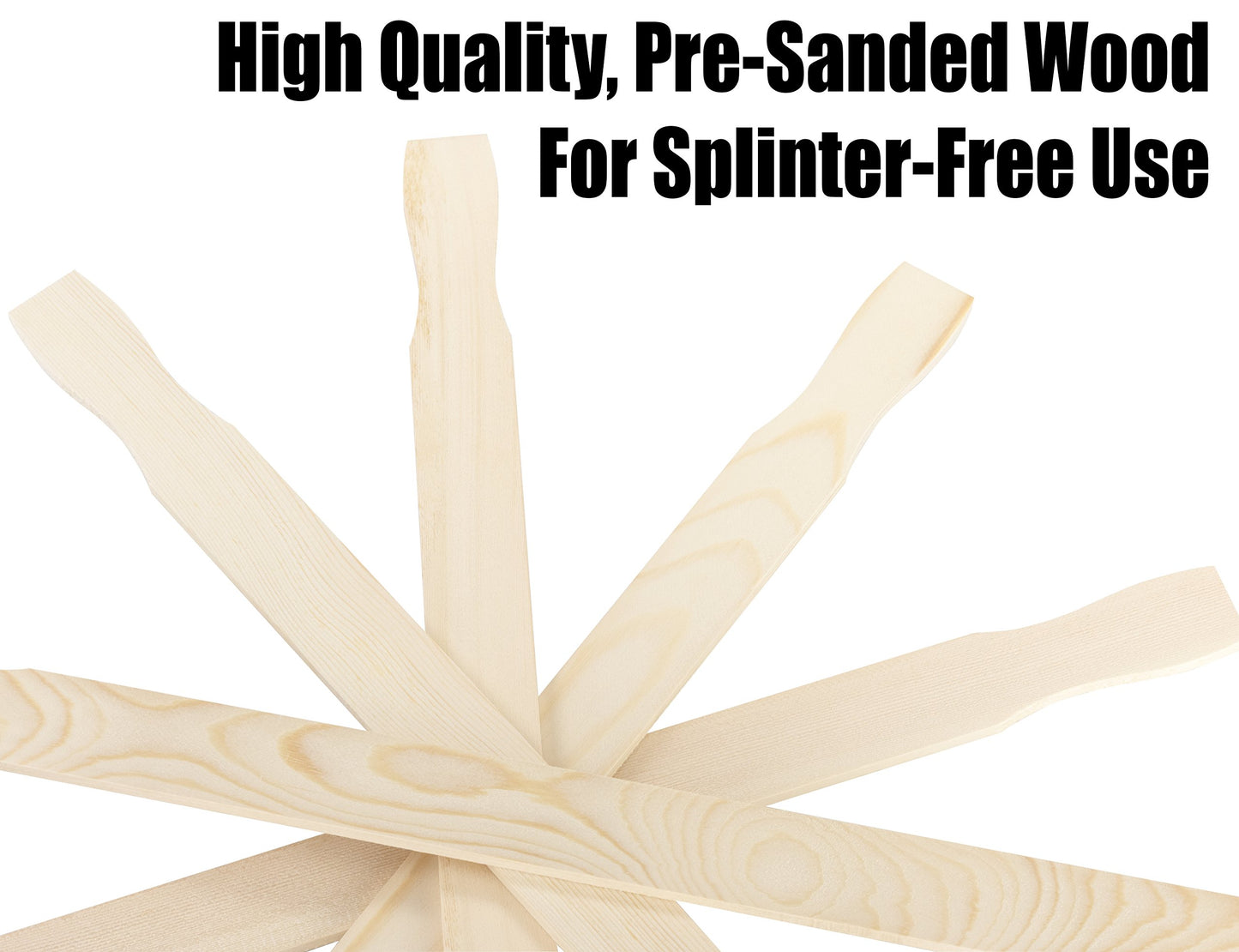 Ultra Sturdy 21in Paint Stir Sticks 5 Pack. Sanded Wood Paddle Stirrers for Mixing Epoxy or Paints in 5 Gallon Buckets. Great for Yard Signs or Garden Stakes, Vegetable Marking and Creative Projects