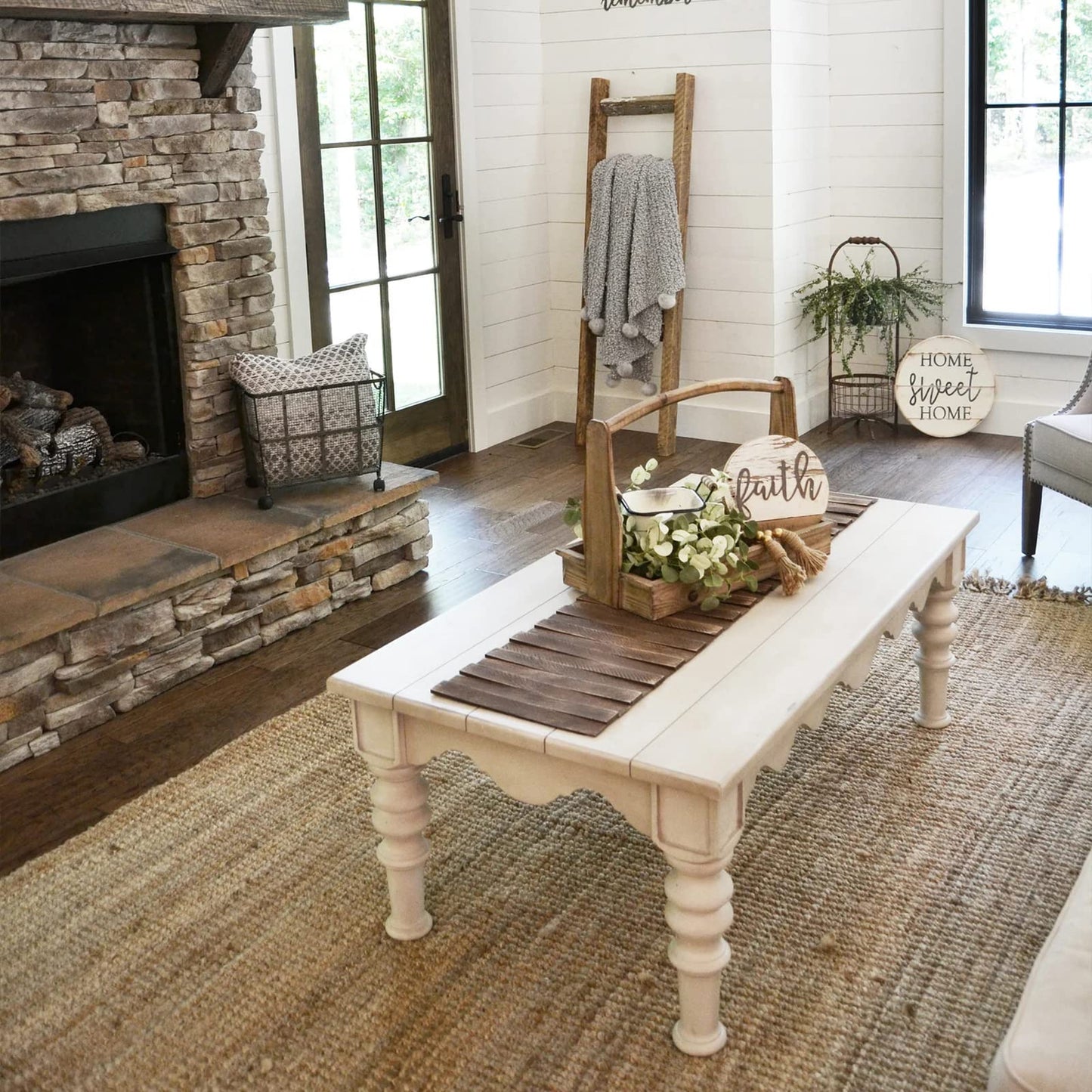Wooden Table Runner,Natural Durable Wood Table Runner,25 x 12 Inches,Coffee Table Runner with Thick Felt Backing,Table Decorations for Dining Room,Farmhouse Decor,Wedding Decor,Brown