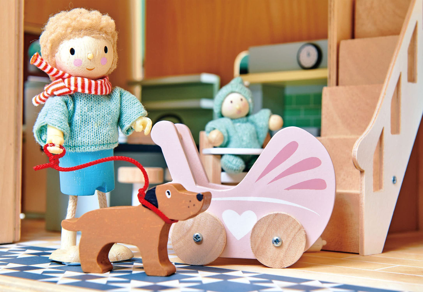 Tender Leaf Toys - Dollhouse Accessories - Detailed Wooden Furniture Sets and Room Decor - Encourage Creative and Imaginative Fun Play for Children - Age 3+