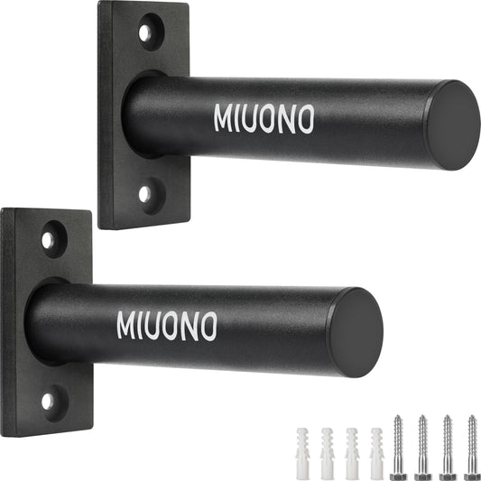 MIUONO Weight Plate Holder, 2 Pack Weight Plate Rack, Fit for 2 Inch Olympic Plate Storage Home Gym