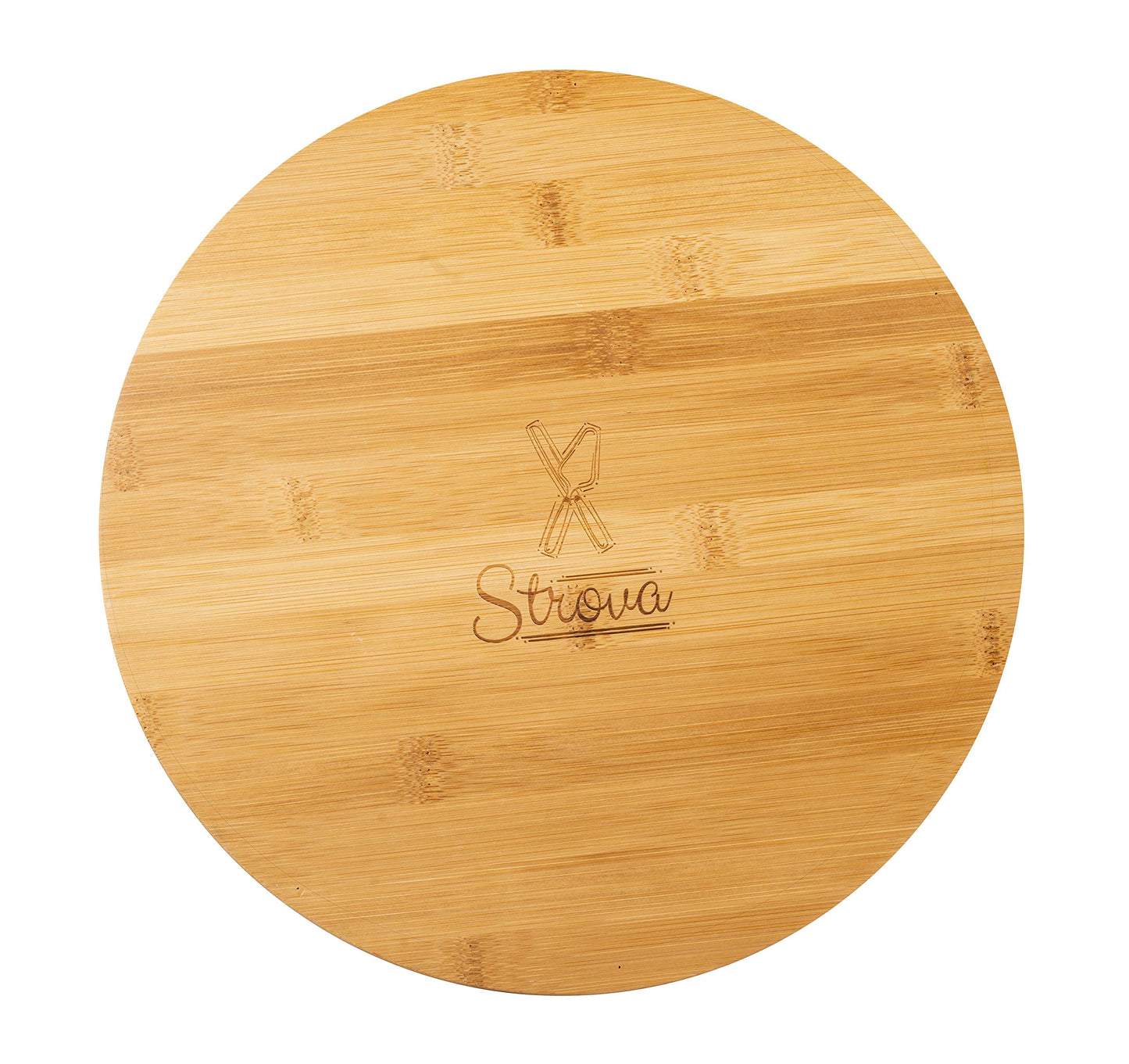 Strova Chip and Dip Serving Bowl – Wooden Appetizer Platter Set with Dip Cup for Salsa, Guacamole, Nacho, Vegetables, Taco Chip, Snacks and More – 12 Inch Diameter. Perfect for the BIG GAMES !