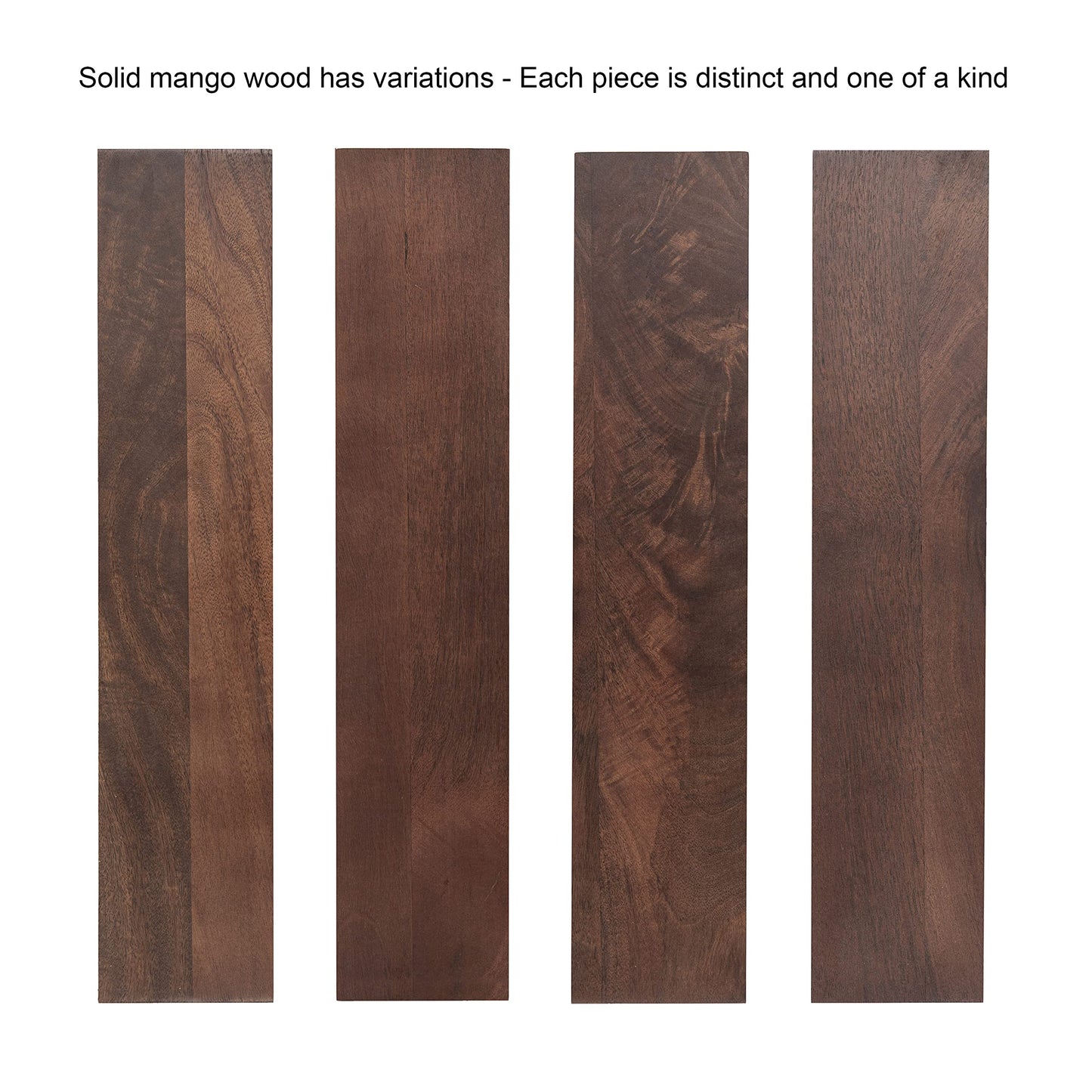 Kate and Laurel Alezar Modern Wooden Round Side Table, 15 x 15 x 22, Walnut Brown, Mid-Century Solid Wood End Table with Wavy Edge for Bedroom Nightstand or Living Room Accent Table