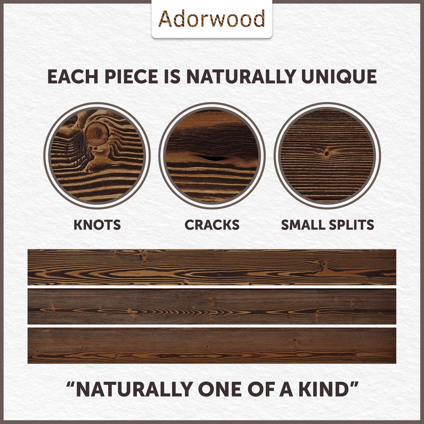 Adorwood Handmade Fireplace Mantel Shelf 48", Extra Wide Rustic Wood Mantles for Over Fireplace, Wall Mounted Floating Mantel Shelves for Living Room Decor (Light Walnut, 48Lx6Hx8D)