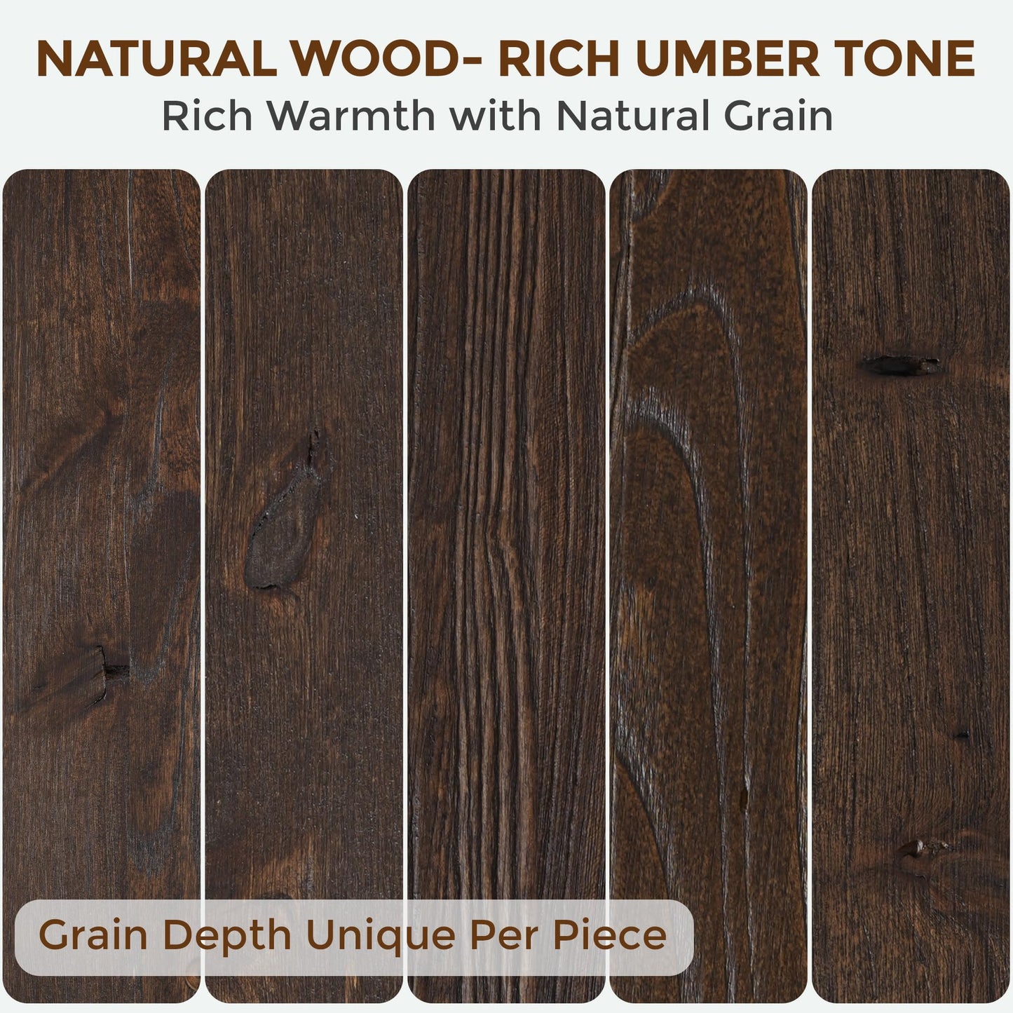 Dreamland Rustic Elm Woood Floating Shelves for Wall Decor, 30" W x 8" D x 1.5" H Floating Shelves Set of 2, Wall Mounted Deep Wooden Shelf for Living Room, Bedroom, Kitchen, Bathroom, Walnut