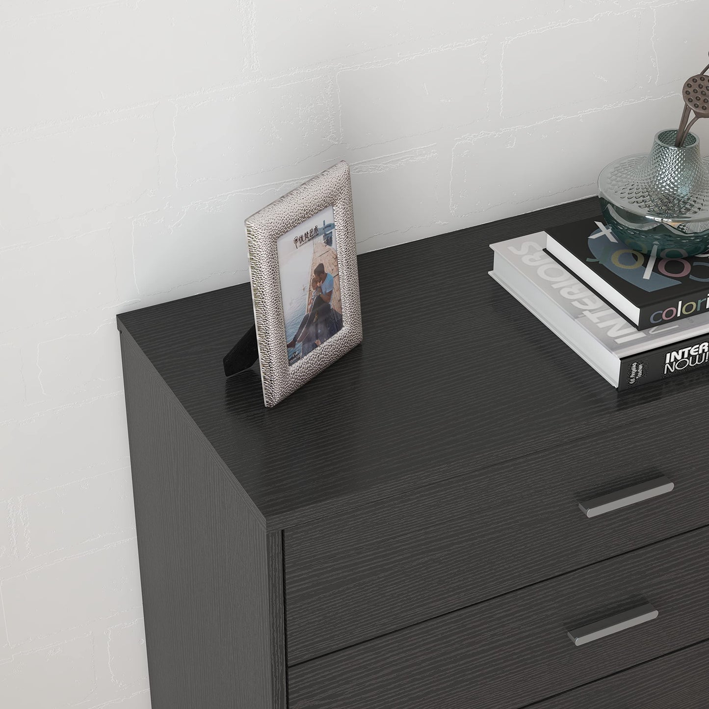 Panana 5/6 Drawer Dresser, Wooden Chest of Drawers, Storage Organizer Unit for Living Room, Home, Office