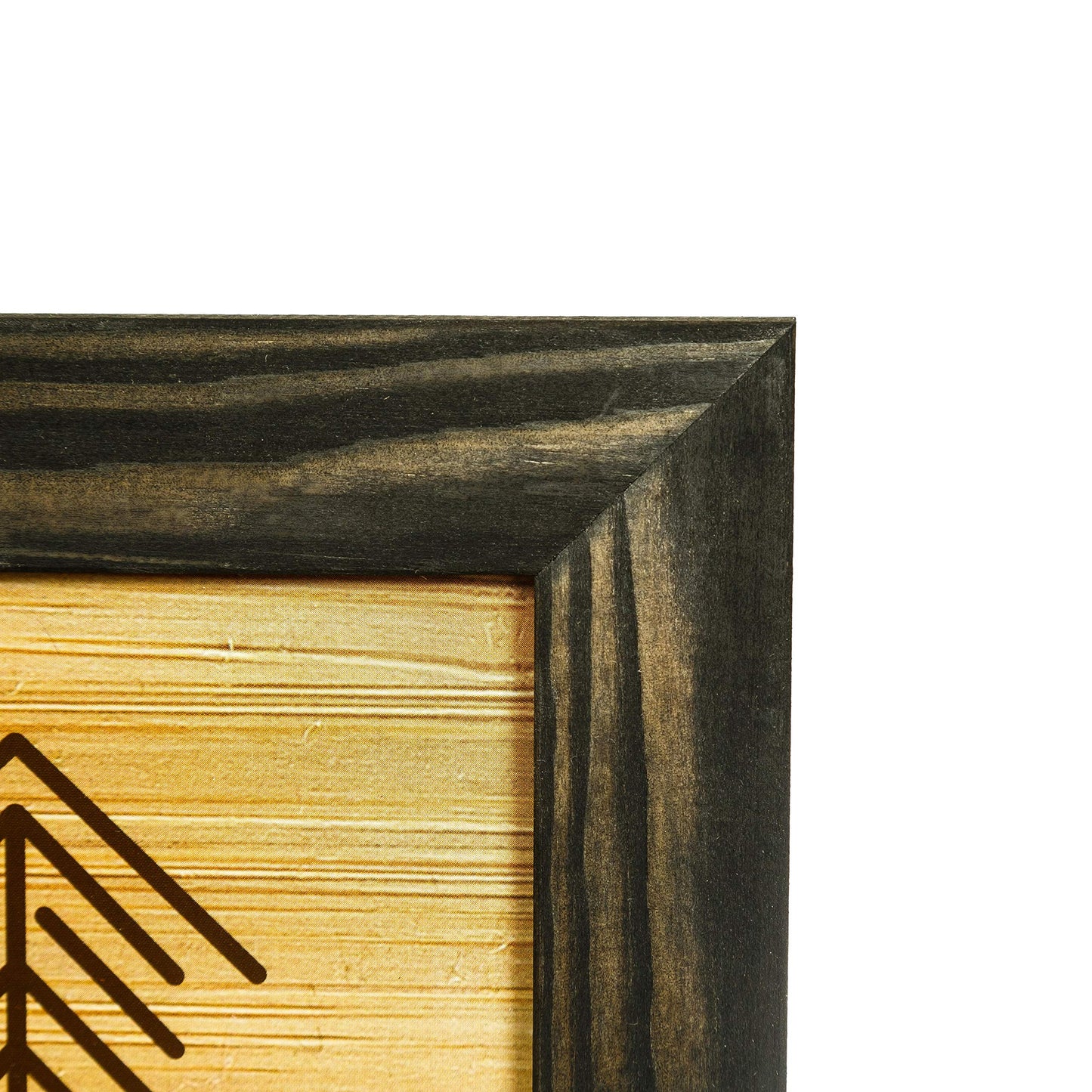 8.5 x 11 Wooden Rustic Picture Frames - Set of 2 for Diploma Documents and Certificates Wall Mount and Tabletop - Natural Wood Photo Frame - Charcoal
